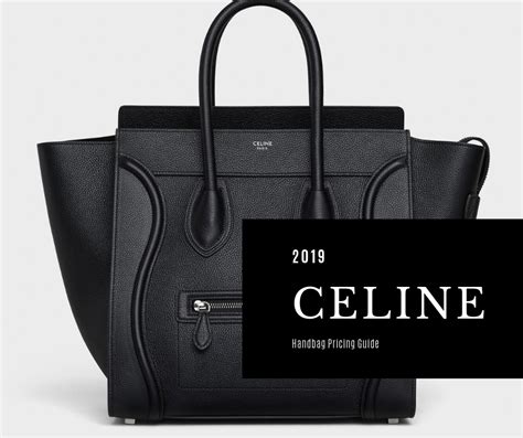 celine clear bag price|celine bag price guide.